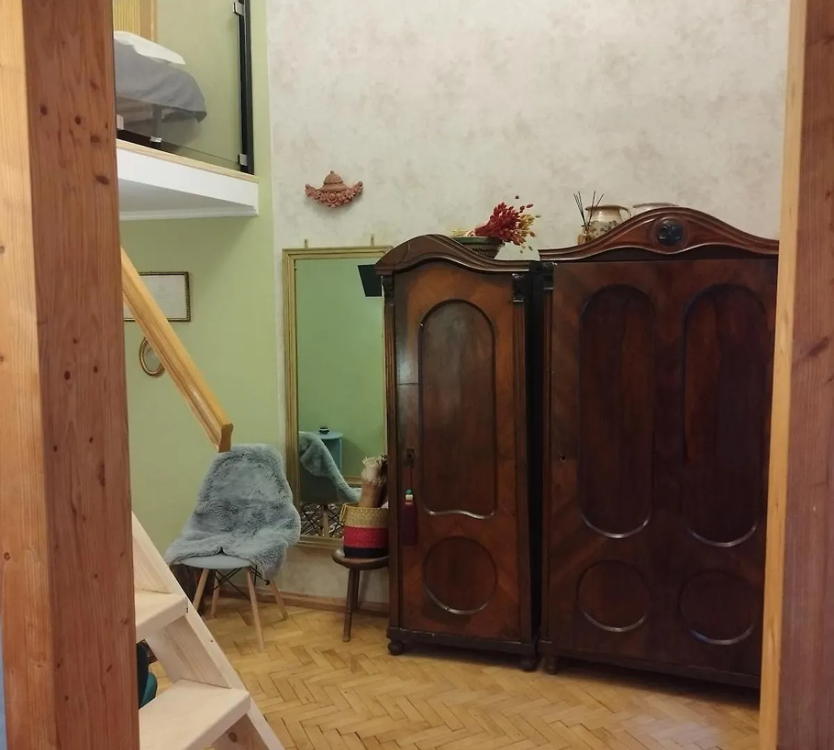 Friendly Vintage Studio In The Downtown With Ac Будапешт 0*,